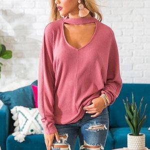 Impressions | Collared V-Neck Shift Top